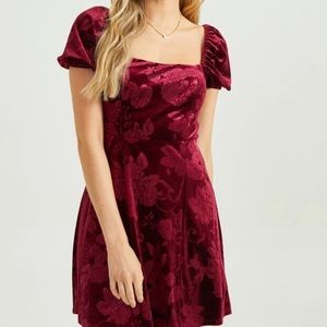 Red Velvet Crush Dress